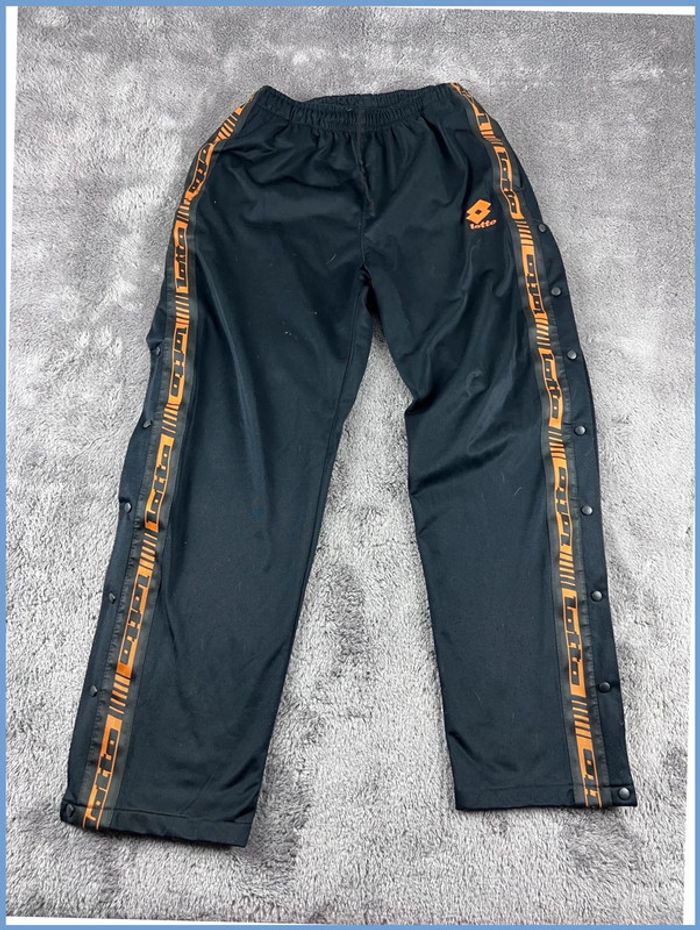 Jogging vintage à pressions Lotto Noir Taille XL