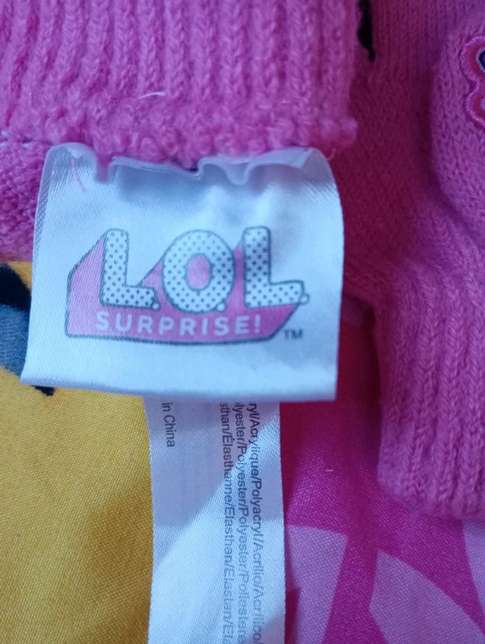 Gants LOL roses 16 cm - photo numéro 7