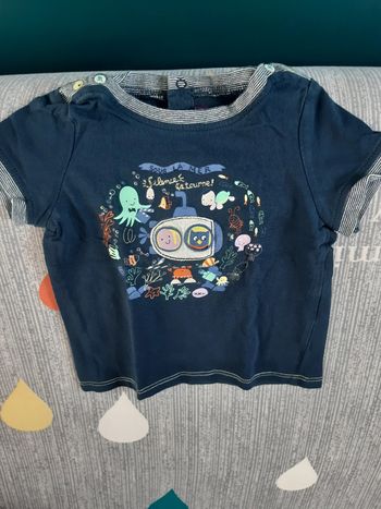 T shirt manches courtes sergent major 2ans