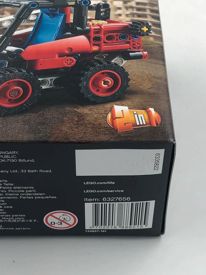 Boîte Lego Technic 2 en 1 N•42116 Skid Steer Loader neuf - photo numéro 3
