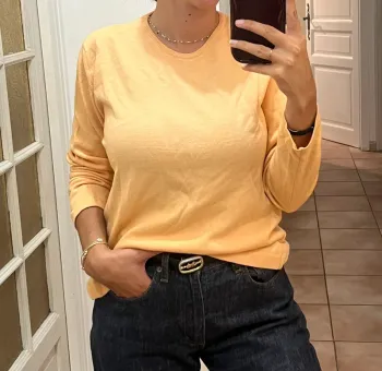 Superbe pull vintage en laine50%- taille M - quasi neuve