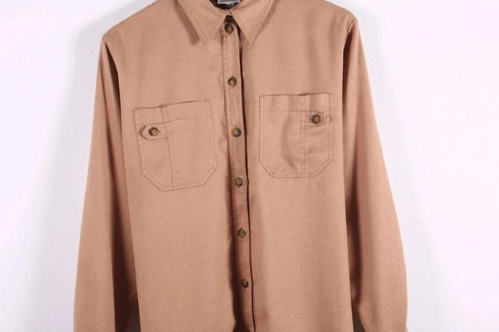 Jolie chemise peau de peche vintage (#23551) - photo numéro 2