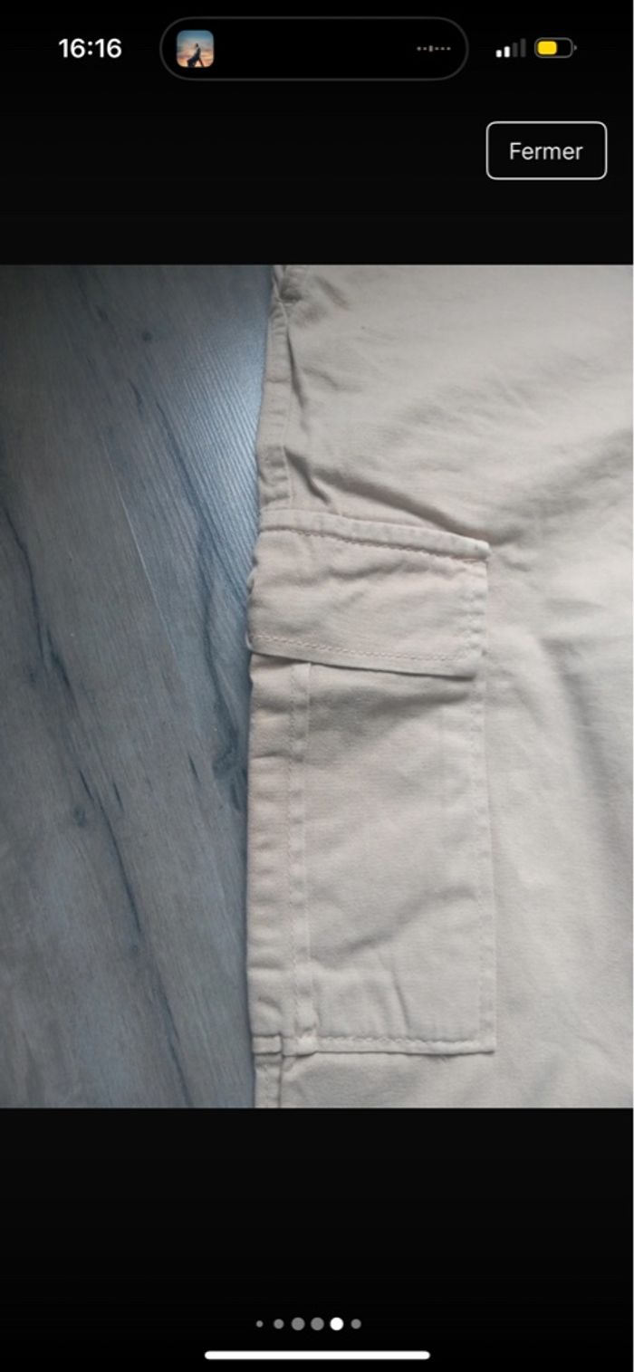 jeans cargo beige femme - photo numéro 8