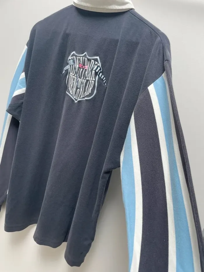 Polo Eden Park Mens Size Large long sleeves navy blue - photo numéro 11