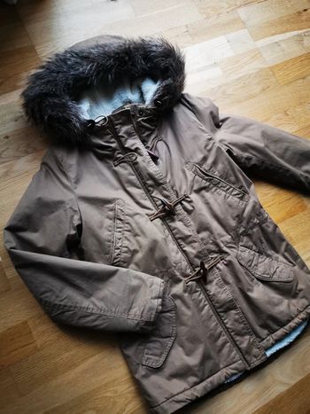 Manteau d'hiver beige marron