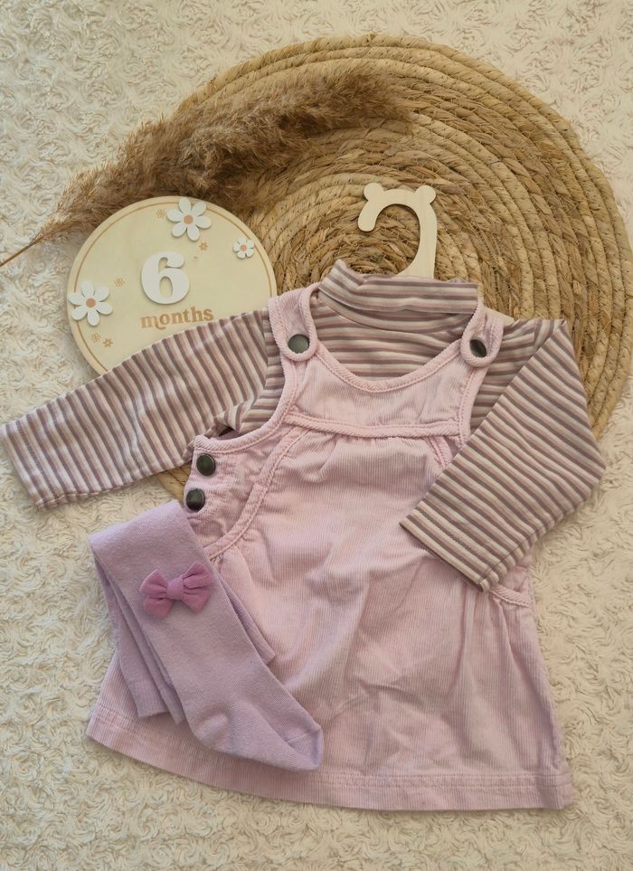 Ensemble robe 4 pièces DPAM 6 mois
