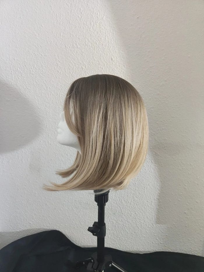 🎀 Promo 🎀 Perruque Naturelle Blond Ombré Glamour - photo numéro 11