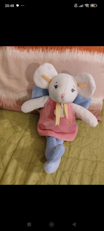 Doudou souris baby nat' fée 