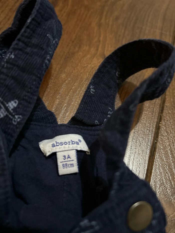 Salopette en velours et son pull assorti Avions de chez Absorba 3 ans - photo numéro 5