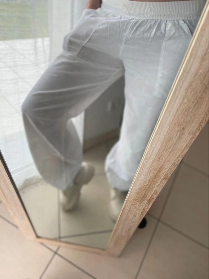 Pantalon blanc été - photo numéro 2