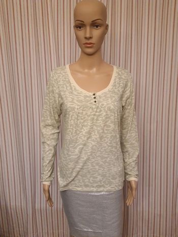 Jolie T-shirt femme vert/beige Carrera taille S