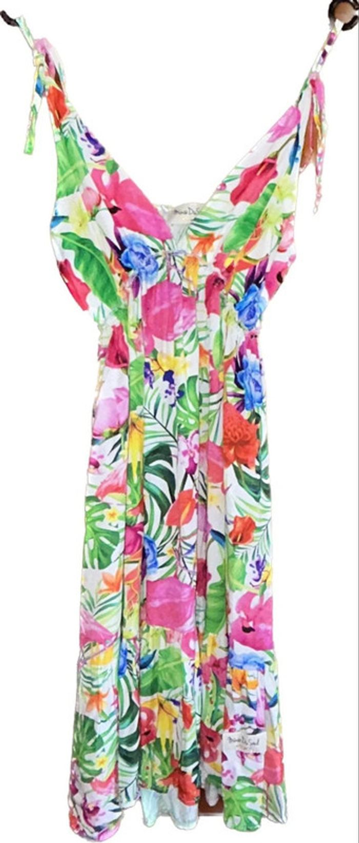 Robe été fleurie Minodusud taille unique - photo numéro 2