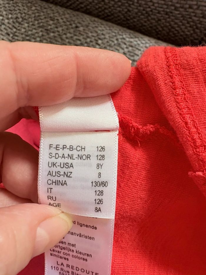 Robe fille la redoute rouge - photo numéro 4