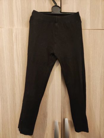 Legging noir uni 6 ans Kiabi