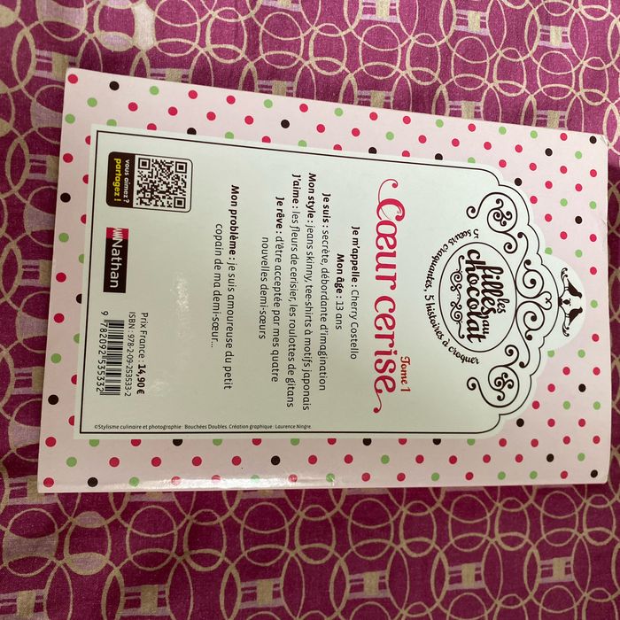 Livre Coeur cerise tome 1 les filles au chocolat - photo numéro 3