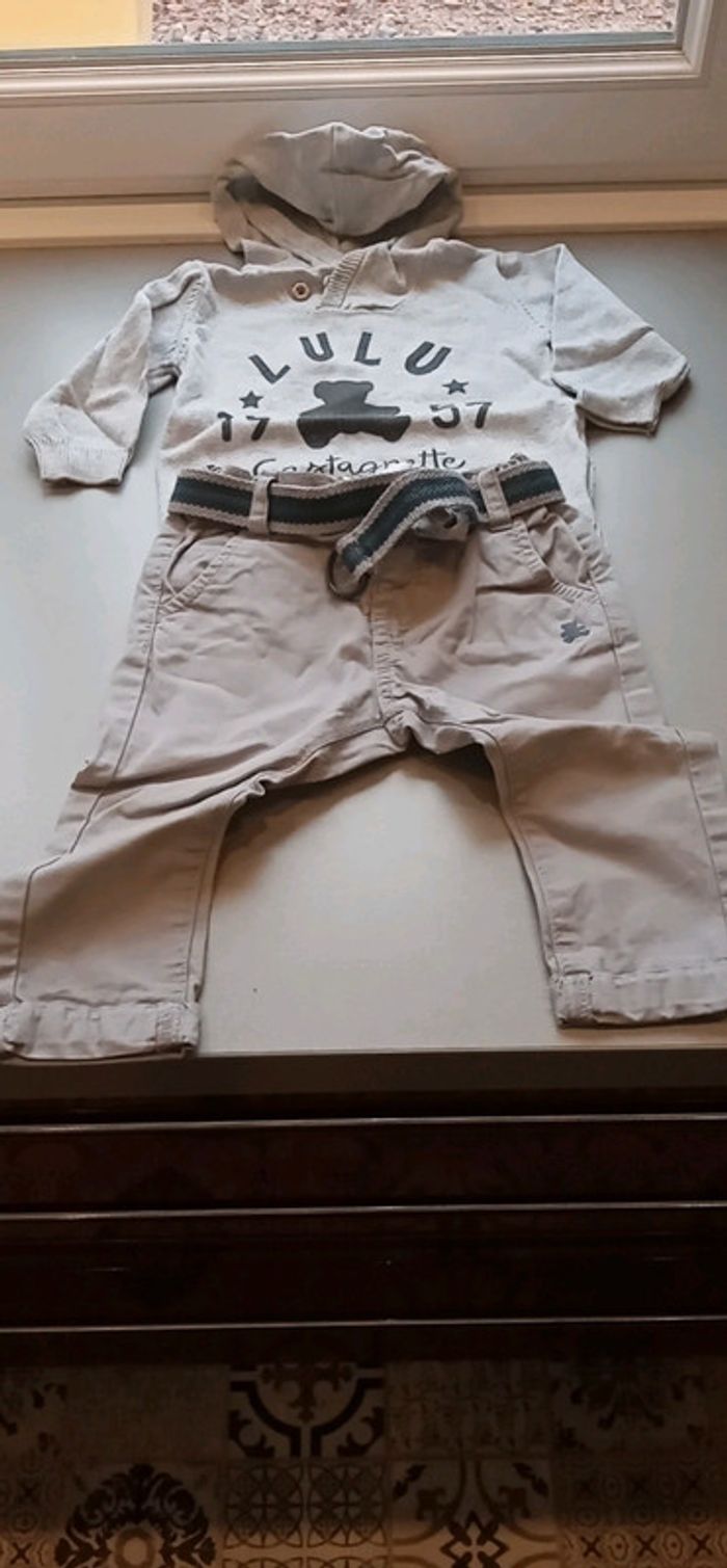 Ensemble garçon 12 mois lulu castagnette