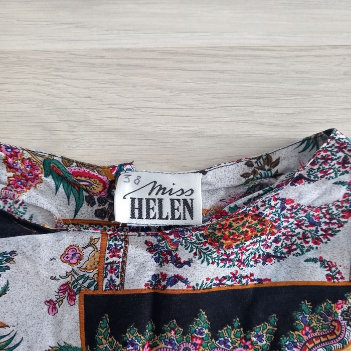 Chemisier femme imprimé à manches longues Miss Helen taille 38 - photo numéro 2