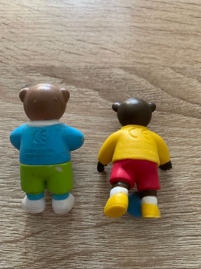 6 figurines petit ours brun jeux et loisirs - photo numéro 5