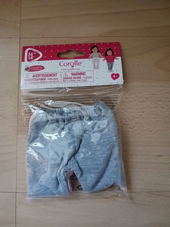 Lot de 2 leggings corolle poupée 36cm neuf