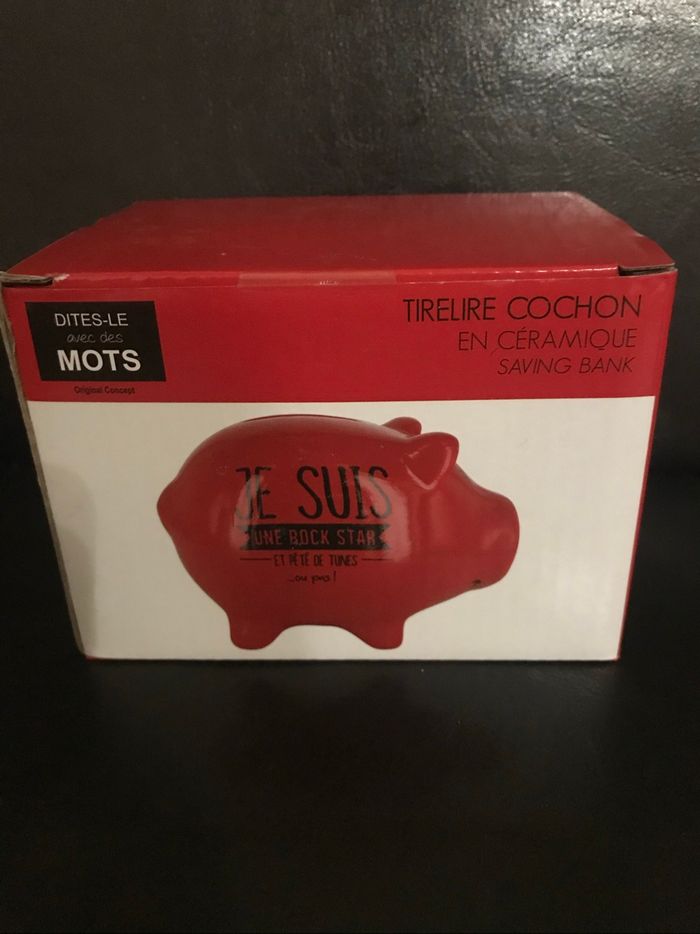 Cochon tirelire »The Concept Factory »Je suis une Rock Star