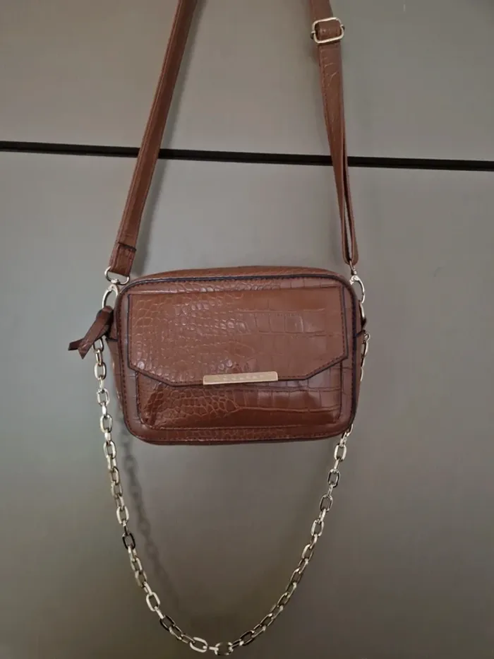 Sac bandoulière Camel - photo numéro 2