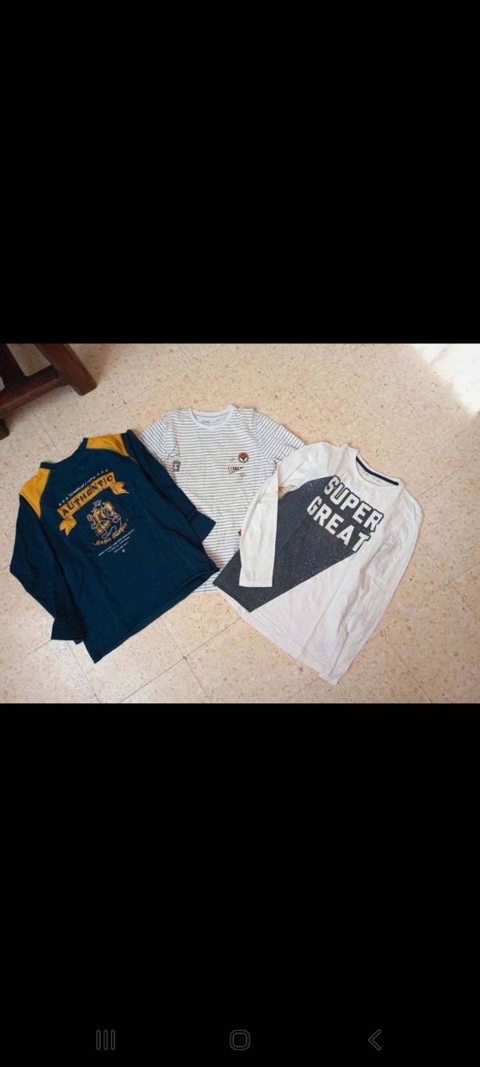 Lot t-shirts manches longues