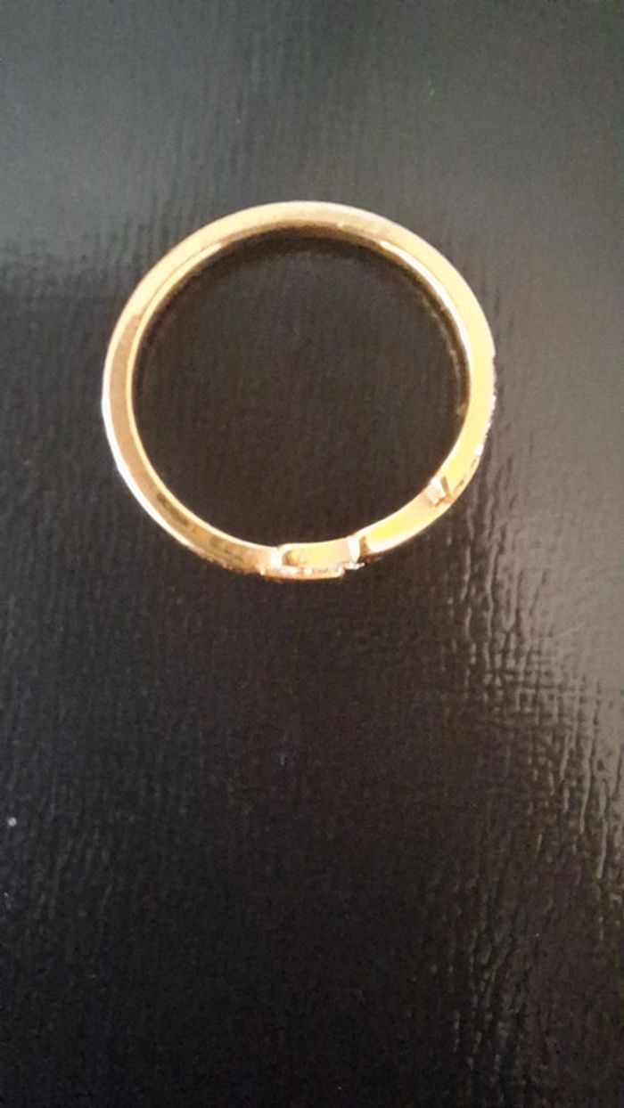 Bague zig-zag en acier inoxydable - photo numéro 3