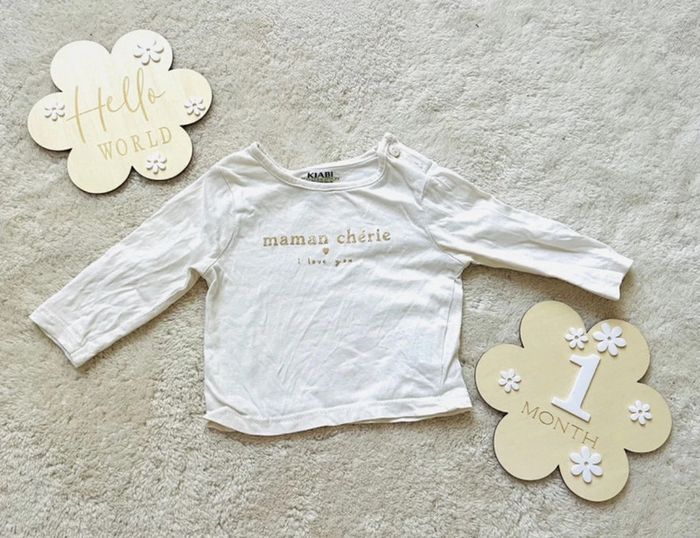 7 tee-shirts fille 1 mois - photo numéro 13
