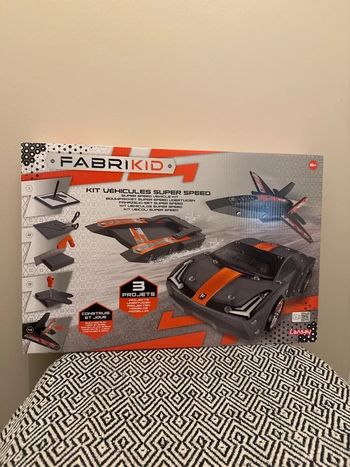 Lansay - Jeu de construction Fabrikid, Kit de véhicules Super Speed