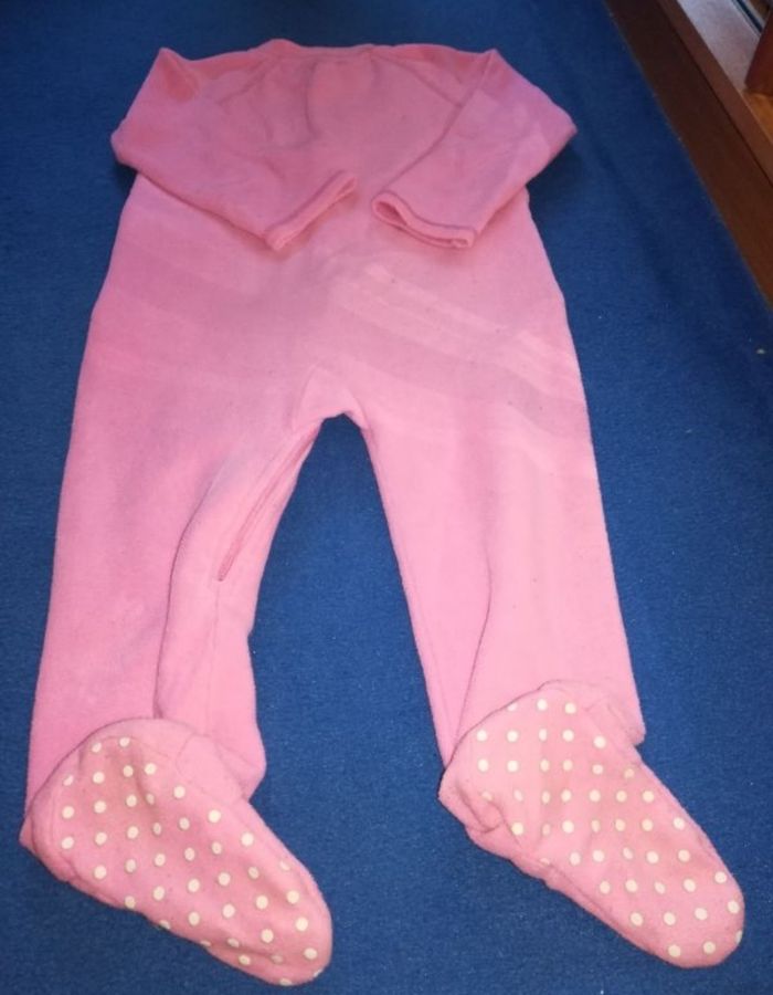 Pyjama combinaison en polaire fille 3 ans - photo numéro 2