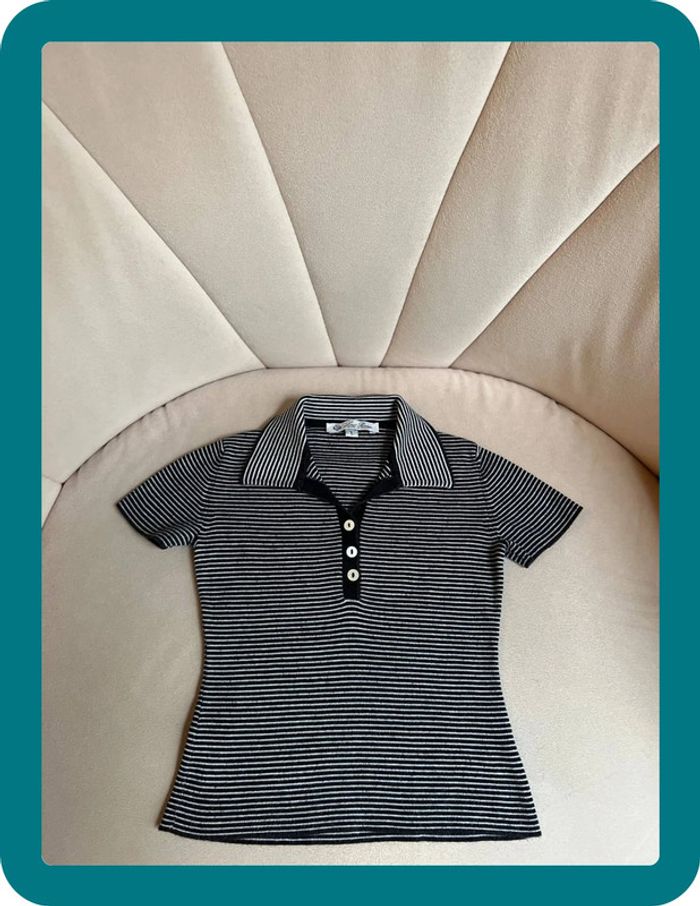 Polo jersey tricot manches courtes 12 mois - Loro Piana - photo numéro 2