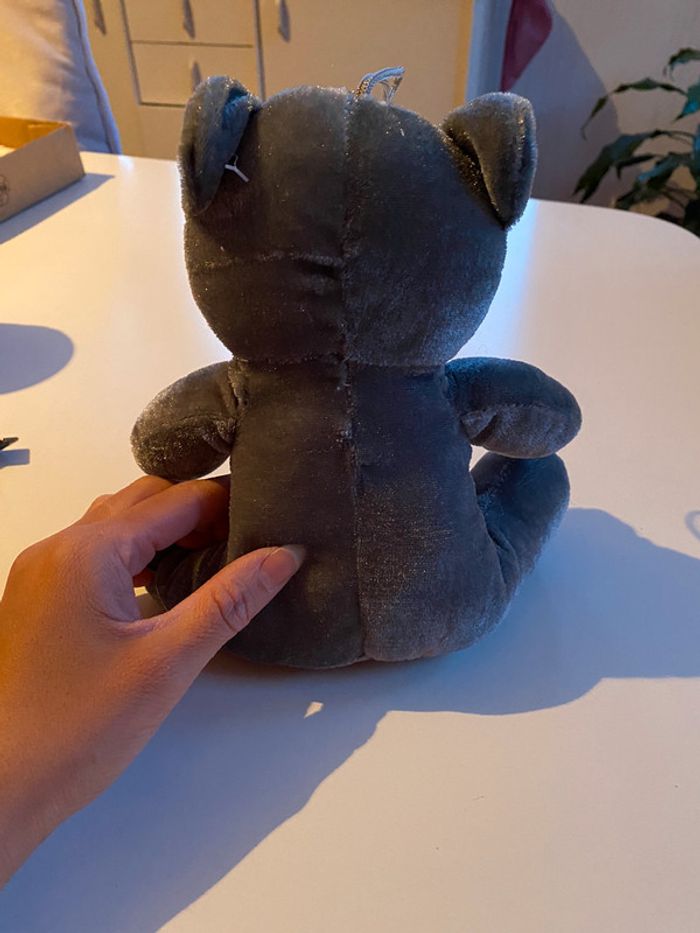 Peluche souris grise - photo numéro 2