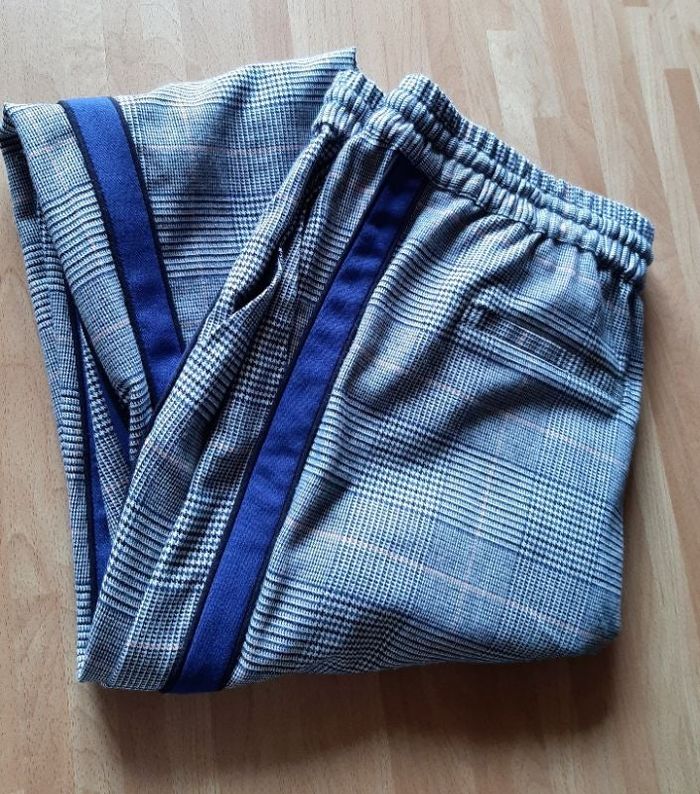 Pantalon à carreaux