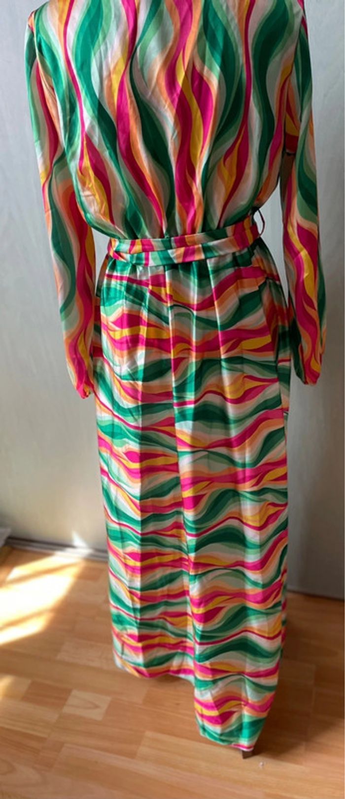 Robe longue multicolore new collection femme taille 38 - photo numéro 2