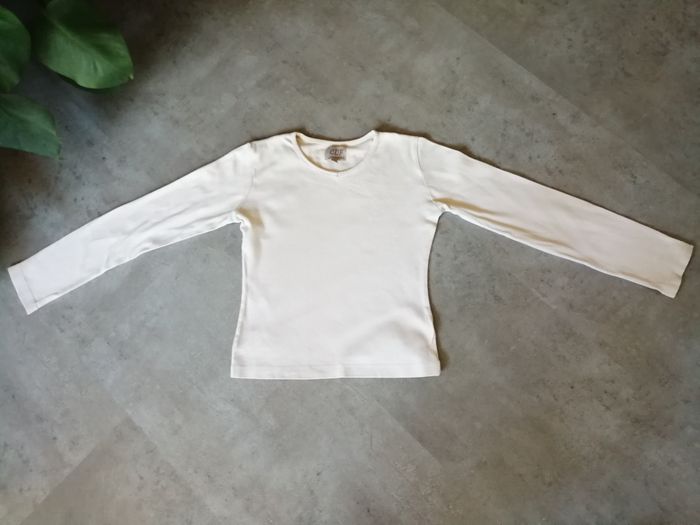 T shirt manches longues écru 14 ans Caprice de filles CDF - photo numéro 2