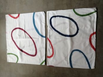 lot de 2 taies d'oreiller imprimée