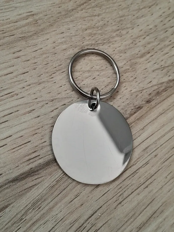 Porte clés, acier inoxydable, "A mon Fils" - photo numéro 2