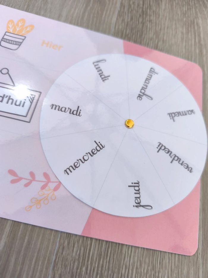 La roue des jours de la semaine - photo numéro 3