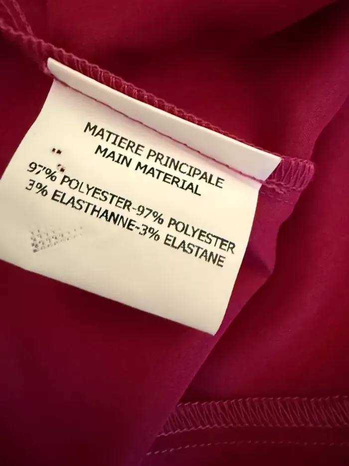 Chemise fushia satinée Burton NEUVE - photo numéro 5