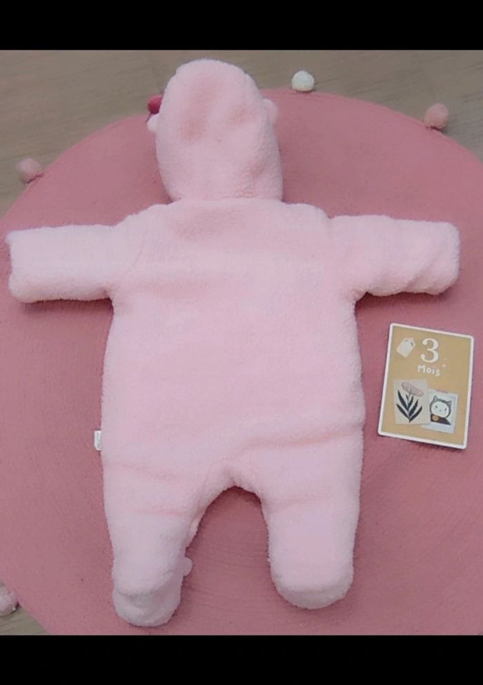 Combi pilote / combi de ski bébé fille 3 mois - photo numéro 6