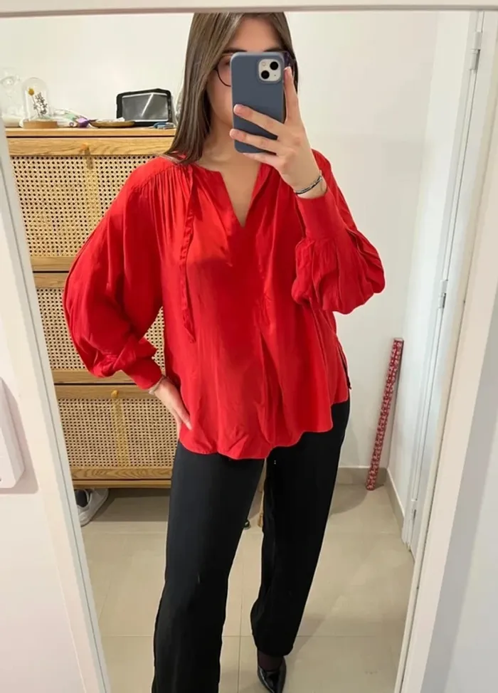 Blouse fluide rouge Bimba Y Lola