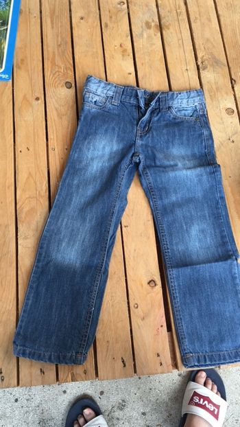 Jean avec élastiques réglables