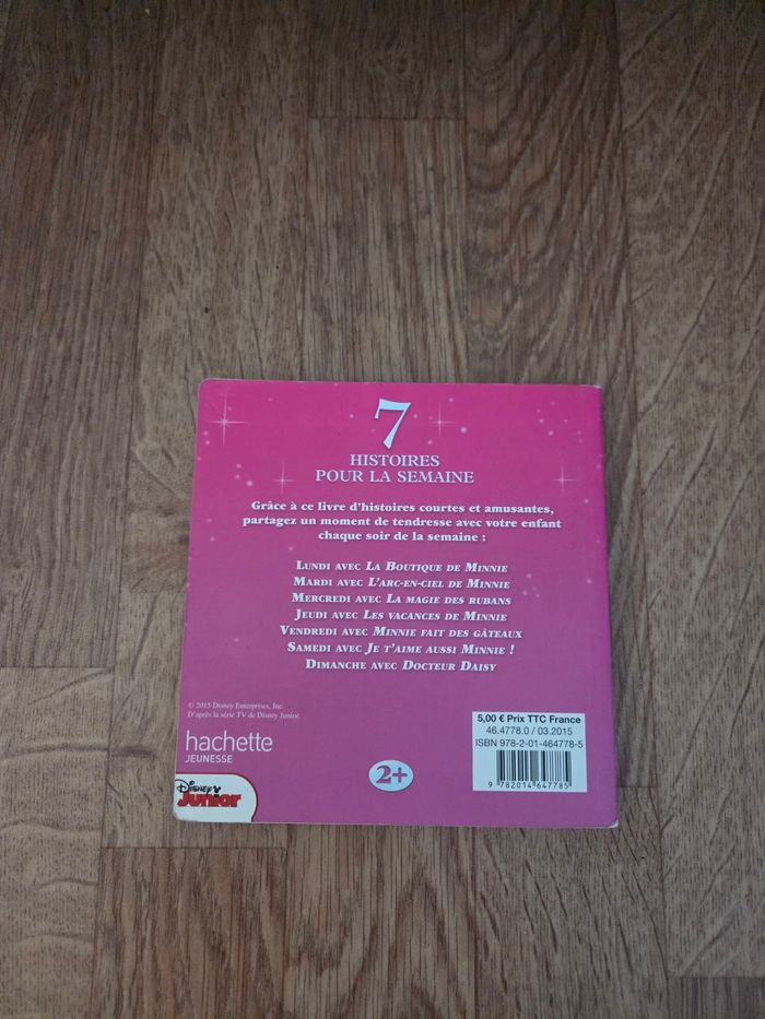 Livre Disney Junior : 7 Histoires pour la Semaine de Minnie et ses Amis (Hachette Jeunesse - photo numéro 2