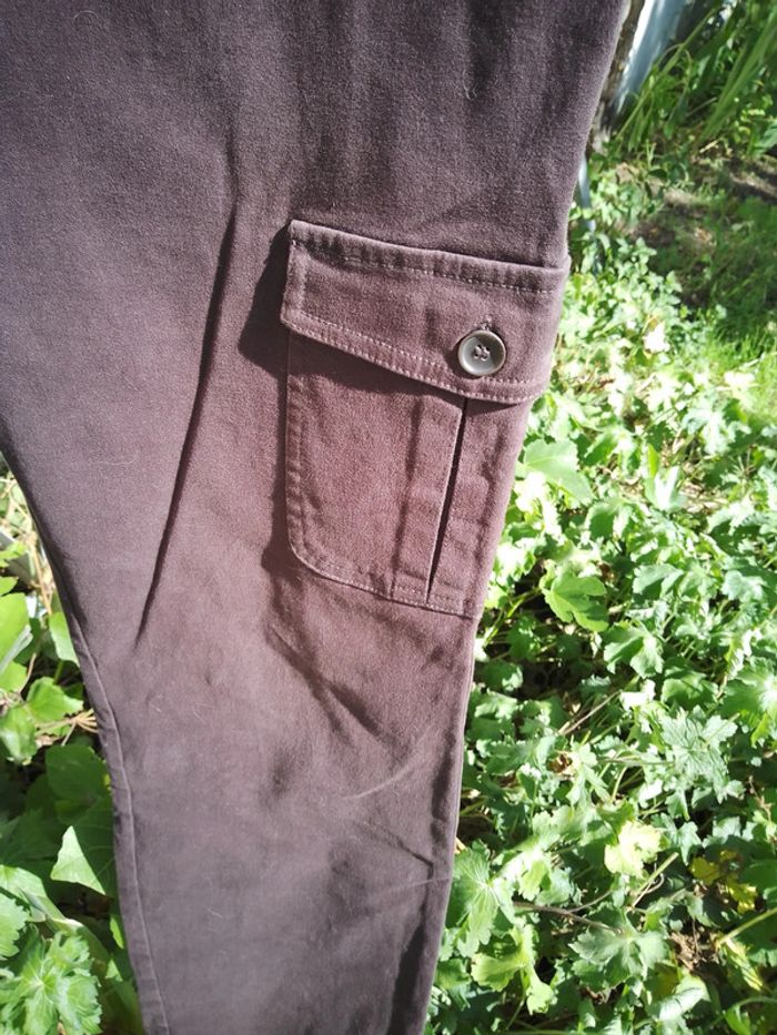 Pantalon large marron foncé - photo numéro 19