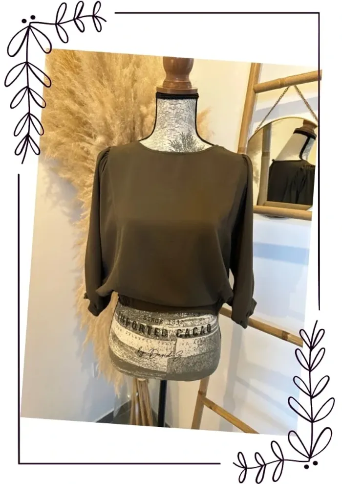 Haut manche longues croc top