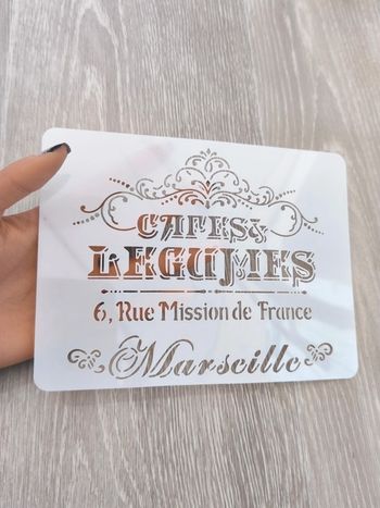 Pochoir Emblèmes Vintage