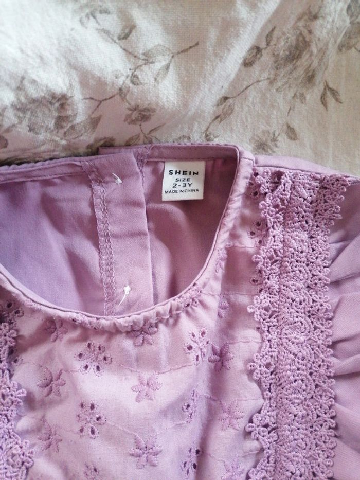 Robe princesse lilas 2 3 ans - photo numéro 2