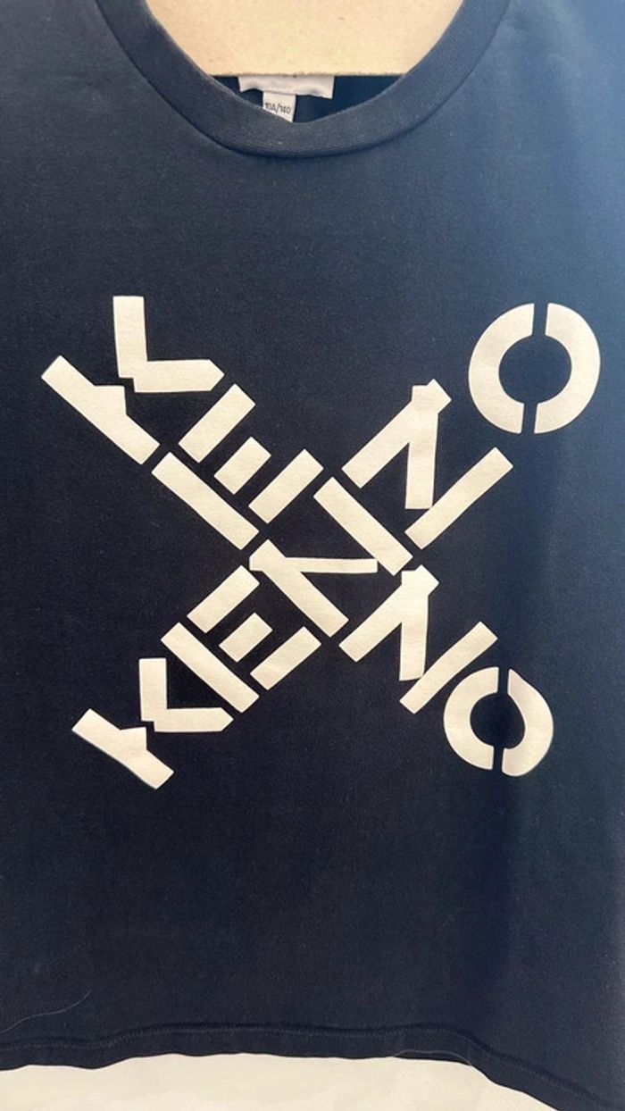 T-shirt noir 10 ans kenzo - photo numéro 3