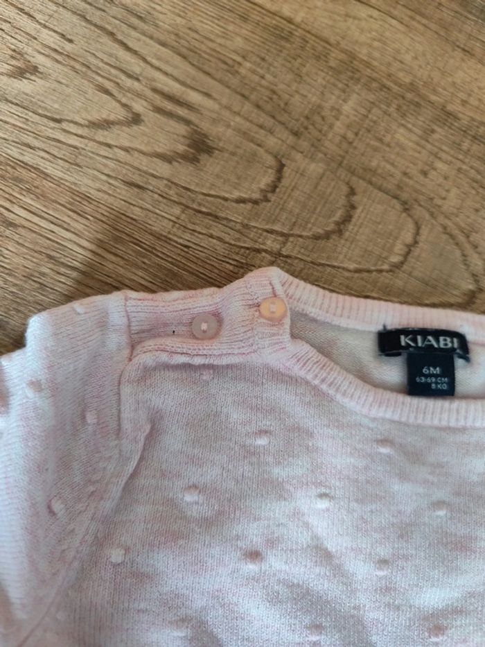 Robe rose longue légère bébé fille 6 mois - photo numéro 3