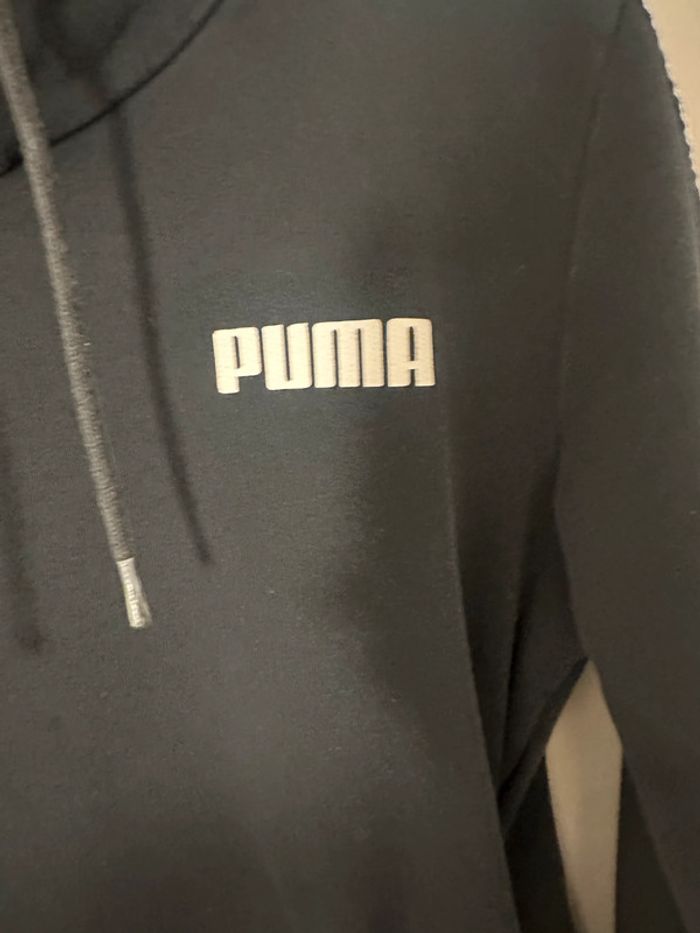 Sweat Puma noir à capuche – taille S (34/36) - photo numéro 4